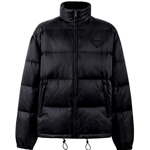 [홍콩명품,PRADA] 프라다 26SS 로고 다운 패딩 자켓 (블랙), BM24342, KK, 레플리카의류,미러급사이트
