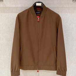[홍콩명품, KITON] 키톤 26SS 로고 봄버 자켓 (브라운), BM24371, 레플리카의류,미러급사이트