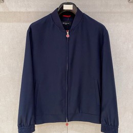 [홍콩명품, KITON] 키톤 26SS 로고 봄버 자켓 (네이비), BM24372, 레플리카의류,미러급사이트