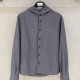 [홍콩명품, KITON] 키톤 26SS 로고 후드 셔츠 자켓 (그레이), BM24374, 레플리카의류,미러급사이트
