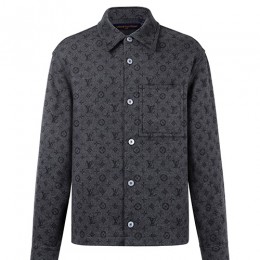 [홍콩명품.LOUIS VUITTON] 루이비통 26SS 로고 모노그램 카라 자켓 1AIWGN (그레이), BM24444, KK, 레플리카의류,미러급사이트