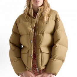 [홍콩명품,PRADA] 프라다 26SS 삼각로고 여성 다운 패딩 자켓 (카라멜), BM24464, JL, 레플리카의류,미러급사이트