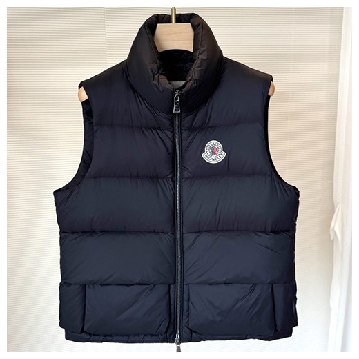 [홍콩명품.MONCLER] 몽클레어 26SS 로고 다운 패딩 조끼 베스트 (블랙), BM24469, HH, 레플리카의류,미러급사이트