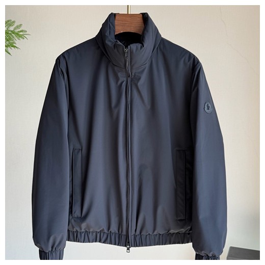 [홍콩명품.MONCLER] 몽클레어 26SS 로고 터틀넥 다운 패딩 봄버 자켓 (2컬러), BM24473, HH, 레플리카의류,미러급사이트