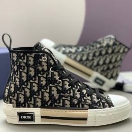 [홍콩명품,Christian Dior] 디올 26SS 로고 남여 오블리크 하이탑 캔버스 스니커즈 운동화 (베이지), SE6054, PMD, 명품스니커즈,운동화,구두,로퍼,하이탑,신발