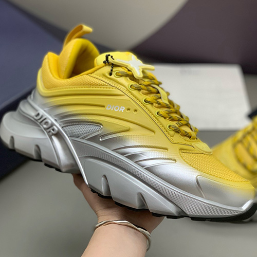 [홍콩명품,Christian Dior] 디올 26SS 로고 B44 스니커즈 운동화 (노랑-그레이), SE6056, PMD, 명품스니커즈,운동화,구두,로퍼,하이탑,신발
