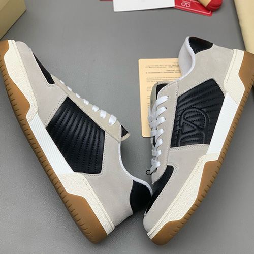 [홍콩명품.Valentino] 발렌티노 26SS 로고 남여 레더 가죽 스니커즈 운동화 (베이지-블랙), SE6063, PMD, 명품스니커즈,운동화,구두,로퍼,하이탑,신발