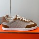 [홍콩명품.Hermes] 에르메스 26SS 로고 남여 레더 가죽 스니커즈 운동화 (브라운), SE6079, GHS, 명품스니커즈,운동화,구두,로퍼,하이탑,신발