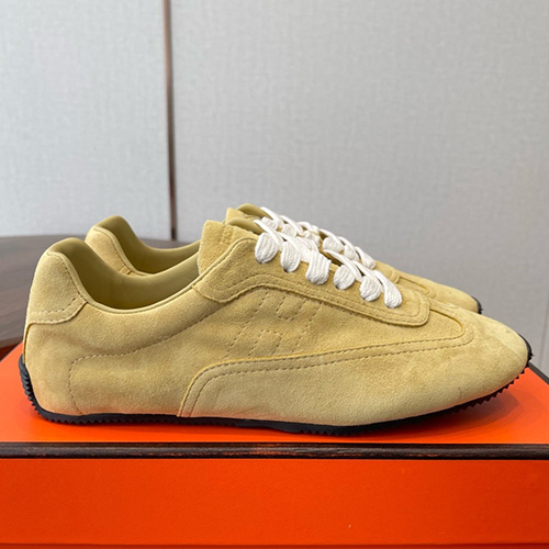 [홍콩명품.Hermes] 에르메스 26SS 로고 남여 레더 가죽 스니커즈 운동화 (베이지), SE6081, GHS, 명품스니커즈,운동화,구두,로퍼,하이탑,신발