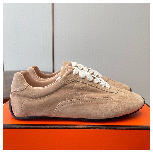 [홍콩명품.Hermes] 에르메스 26SS 로고 남여 레더 가죽 스니커즈 운동화 (카라멜), SE6083, GHS, 명품스니커즈,운동화,구두,로퍼,하이탑,신발