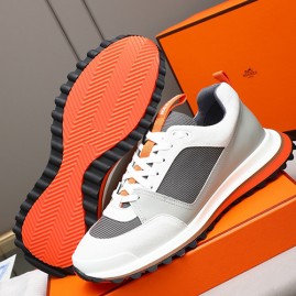 [홍콩명품.Hermes] 에르메스 26SS 로고 Bouncing 스니커즈 운동화 (화이트-그레이), SE6086, GHS, 명품스니커즈,운동화,구두,로퍼,하이탑,신발