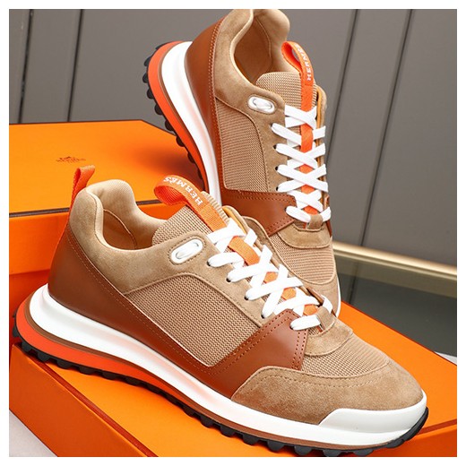[홍콩명품.Hermes] 에르메스 26SS 로고 Bouncing 스니커즈 운동화 (카라멜), SE6089, GHS, 명품스니커즈,운동화,구두,로퍼,하이탑,신발