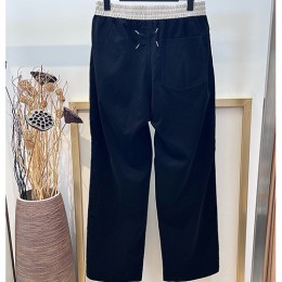 [홍콩명품.Maison Margiela] 메종마르지엘라 26SS 로고 오버핏 코드류이 골덴 조거 팬츠 바지 (블랙), BM24519, YS, 레플리카의류,미러급사이트