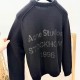 [홍콩명품.ACNE STUDIO] 아크네스튜디오 26SS 로고 캐시미어 니트 스웨터 (블랙), BM24525, YS, 레플리카의류,미러급사이트