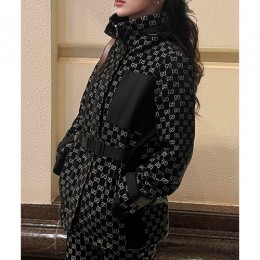 [홍콩명품.Gucci] 구찌 26SS 로고 여성 GG수프림 후드 바람막이 자켓 (블랙), BM24535, MC, 레플리카의류,미러급사이트