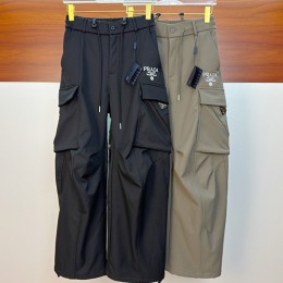 [홍콩명품,PRADA] 프라다 26SS 삼각로고 나일론 기모 카고 팬츠 바지 (2컬러), BM24589, 레플리카의류,미러급사이트