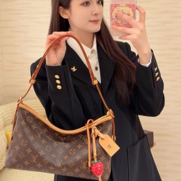 [홍콩명품.LOUIS VUITTON] 루이비통 26SS 로고 모노그램 CARRYALL EAST WEST 토트백 핸드백 M28101 (브라운), BGM5657, BDA, 홍콩명품가방,명품쇼핑몰,크로스백,핸드백,구매대행