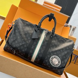 [가격문의][홍콩명품.LOUIS VUITTON] 루이비통 26SS 로고 모노그램 삭 키폴 50 몬 반둘리에 크로스백 캐리어 여행가방 P01950 (블랙), BGM5667, BDA, 홍콩명품가방,명품쇼핑몰,크로스백,핸드백,구매대행