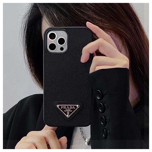 [홍콩명품,PRADA] 프라다 26SS 삼각로고 아이폰 레더 가죽 핸드폰 케이스 커버 (2컬러), ET3306, NNT, 홍콩명품의류,구매대행,온라인명품