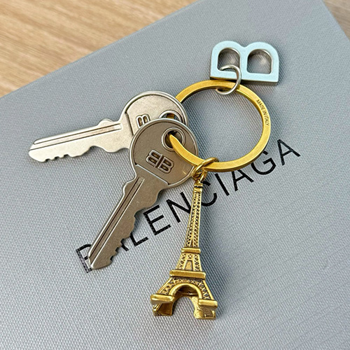 [홍콩명품.BALENCIAGA] 발렌시아가 26SS 로고 Rodeo 에펠탑 키홀더 키링, ET3322, NNT, 홍콩명품의류,구매대행,온라인명품