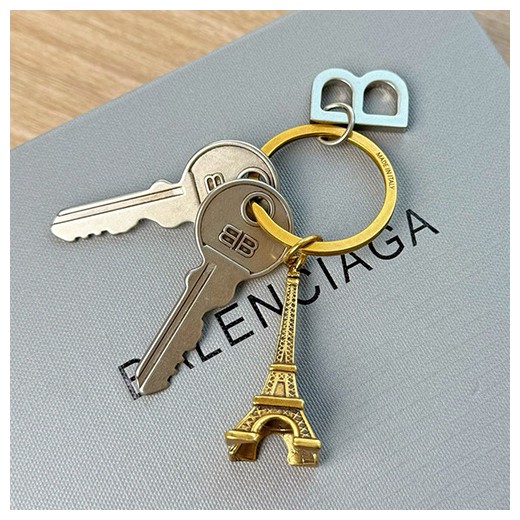 [홍콩명품.BALENCIAGA] 발렌시아가 26SS 로고 Rodeo 에펠탑 키홀더 키링, ET3322, NNT, 홍콩명품의류,구매대행,온라인명품