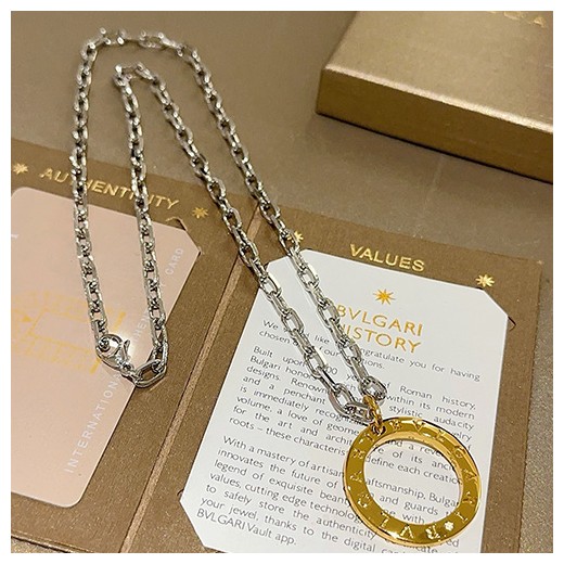 [홍콩명품.BVLGARI] 불가리 26SS 로고 DIVAS'DREAM 목걸이, ET3349, NNT, 명품레플리카 모자 캡 남자여자