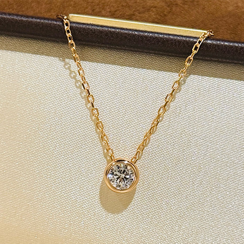 [홍콩명품.Tiffany & Co] 티파니앤코 26SS 로고 다이아 장식 목걸이, ET3365, NNT, 명품레플리카 모자 캡 남자여자