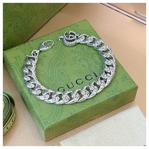 [홍콩명품.Gucci] 구찌 26SS 로고 체인 실버 팔찌, ET3387, NNT, 명품레플리카 모자 캡 남자여자