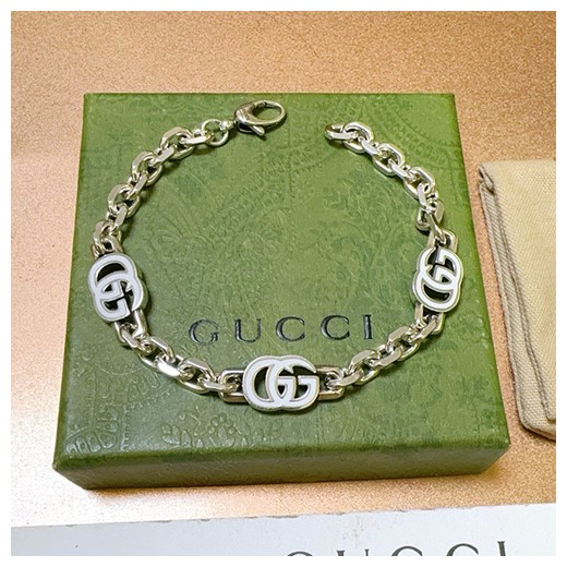 [홍콩명품.Gucci] 구찌 26SS 로고 실버 팔찌, ET3389, NNT, 명품레플리카 모자 캡 남자여자