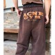 [홍콩명품.ACNE STUDIO] 아크네스튜디오 26SS 로고 2톤 조거 팬츠 바지 (브라운), BM24620, KK, 레플리카의류,미러급사이트