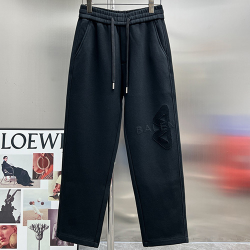 [홍콩명품.BALENCIAGA] 발렌시아가 26SS 로고 조거 팬츠 바지 (블랙), BM24656, HH, 레플리카의류,미러급사이트