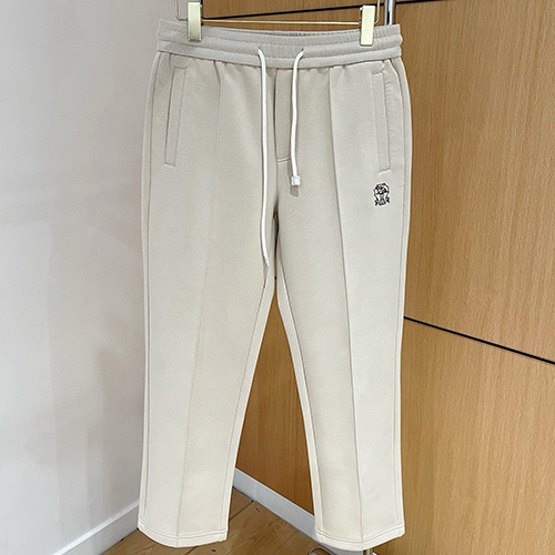 [홍콩명품.Brunello Cucinelli ] 브루넬로 쿠치넬리 26SS 로고 자수 울 조거 팬츠 바지 (2컬러), BM24672, 레플리카의류,미러급사이트