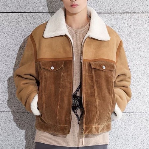[홍콩명품.LOUIS VUITTON] 루이비통 26SS 로고 시어링 코드류이 레이어드 카라 자켓 1AJBQR, BM24712, KK, 레플리카의류,미러급사이트