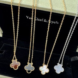 [홍콩명품.VANCLEEF&ARPELS] 반클리프아펠 퓨어 알함브라 26SS 로고 FLOWERLACE 목걸이 (4컬러), ET3404, JL, 명품악세사리,팔찌,귀걸이,반지