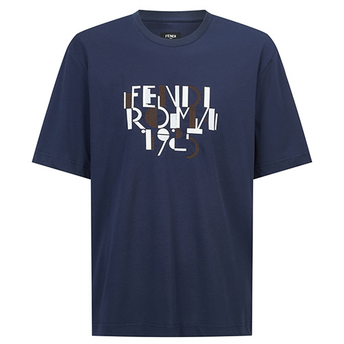 [홍콩명품,FENDI] 펜디 26SS 로고 그래픽 자수 반팔 티셔츠 (2컬러), BM24733, JL, 레플리카의류,미러급사이트