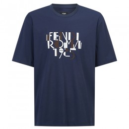 [홍콩명품,FENDI] 펜디 26SS 로고 그래픽 자수 반팔 티셔츠 (2컬러), BM24733, JL, 레플리카의류,미러급사이트