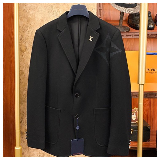 [홍콩명품.LOUIS VUITTON] 루이비통 26SS 로고 울 정장 수트 자켓 (블랙), BM24761, S1F, 레플리카의류,미러급사이트