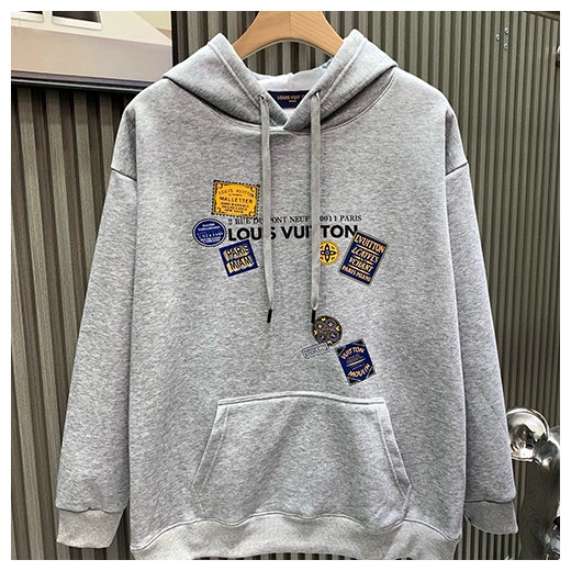 [홍콩명품.LOUIS VUITTON] 루이비통 26SS 로고 프린트 후드 티셔츠 (3컬러), BM24790, S1F, 레플리카의류,미러급사이트