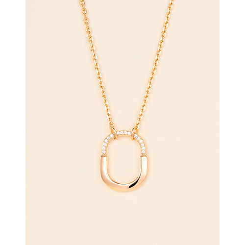[홍콩명품.Tiffany & Co] 티파니앤코 26SS 로고 Lock Love 다이아 장식 목걸이, ET3415, 홍콩명품의류,구매대행,온라인명품