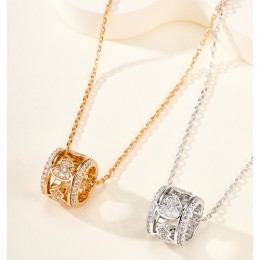 [홍콩명품.QEELIN] 레드 키린 26SS 로고 다이아 장식 목걸이 (2컬러), ET3426, 홍콩명품의류,구매대행,온라인명품