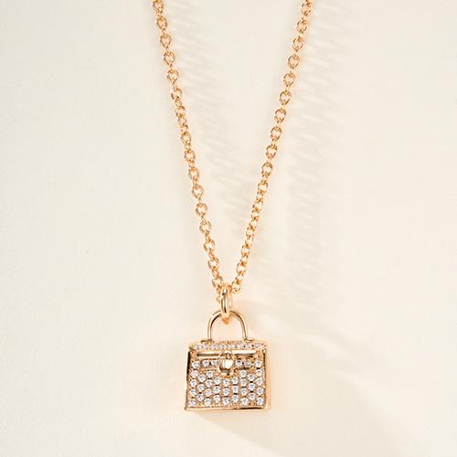 [홍콩명품.Hermes] 에르메스 26SS 로고 다이아 장식 목걸이 (2컬러), ET3436, 홍콩명품의류,구매대행,온라인명품