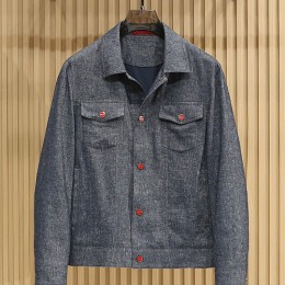 [홍콩명품, KITON] 키톤 26SS 로고 데님 카라 자켓, BM24859, KSM, 레플리카의류,미러급사이트