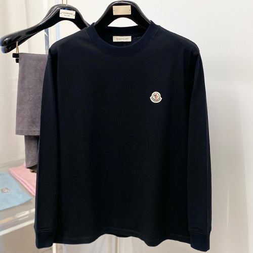 [홍콩명품.MONCLER] 몽클레어 26SS 로고 자수 긴팔 티셔츠 (2컬러), BM24885, KSM, 레플리카의류,미러급사이트