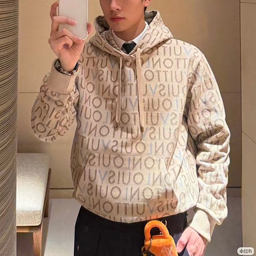 [홍콩명품.LOUIS VUITTON] 루이비통 26SS 로고 니트 후드 티셔츠 1AJUTZ (카라멜), BM24933, KK, 레플리카의류,미러급사이트
