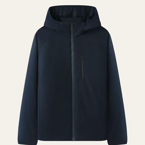 [홍콩명품.Loro Piana] 로로피아나 26SS 로고 후드 바람막이 자켓 (네이비), BM24944, JL, 레플리카의류,미러급사이트
