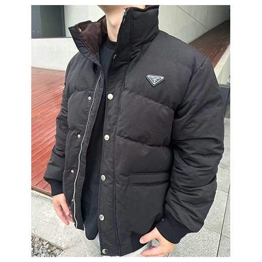 [홍콩명품,PRADA] 프라다 26SS 삼각로고 다운 패딩 자켓 (블랙), BM24953, JL, 레플리카의류,미러급사이트