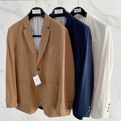 [홍콩명품.Brunello Cucinelli ] 브루넬로 쿠치넬리 26SS 로고 린넨 정장 수트 자켓 (3컬러), BM24985, KSM, 레플리카의류,미러급사이트