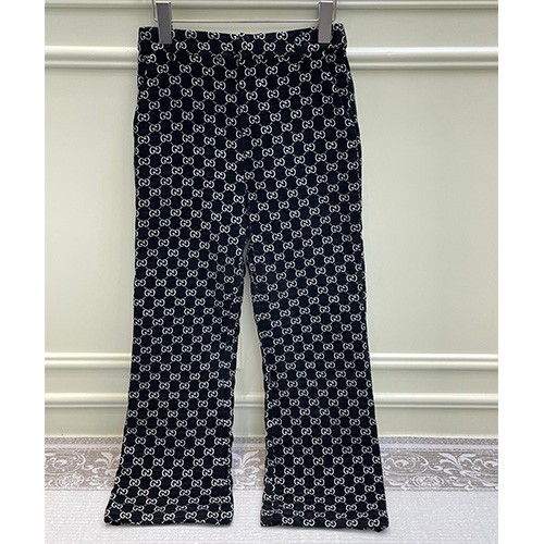 [홍콩명품.Gucci] 구찌 26SS 로고 여성 GG수프림 팬츠 바지 (블랙), BM24991, MC, 레플리카의류,미러급사이트
