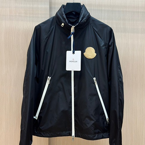 [홍콩명품.MONCLER] 몽클레어 26SS 로고 후드 바람막이 자켓 (블랙), BM24996, JZ, 레플리카의류,미러급사이트