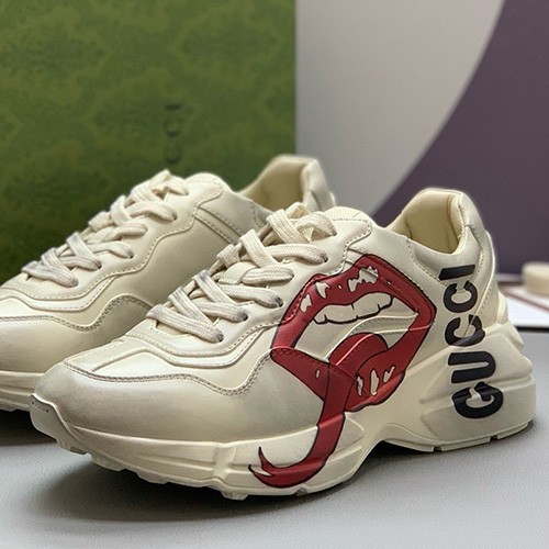 [홍콩명품.Gucci] 구찌 26SS 로고 남여 라이톤 스니커즈 운동화 (아이보리), SE6144, PMD, 명품스니커즈,운동화,구두,로퍼,하이탑,신발